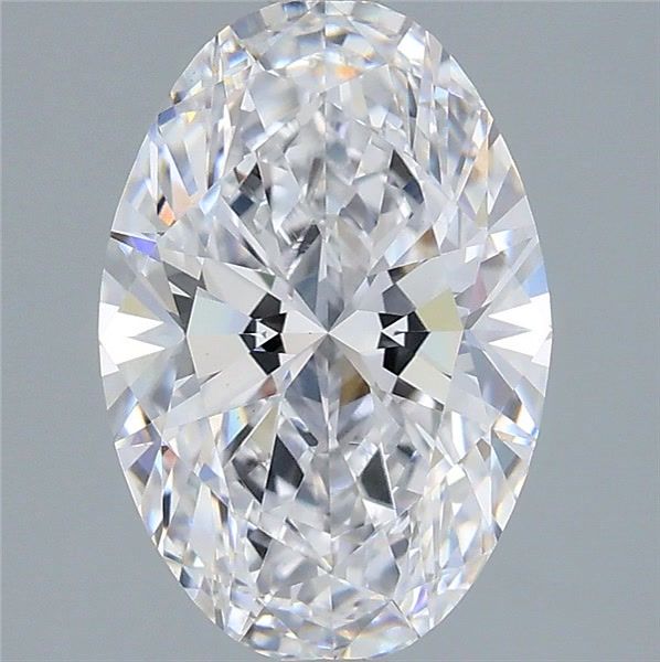 3.02 ct. oval Lab Grown Diamond front image