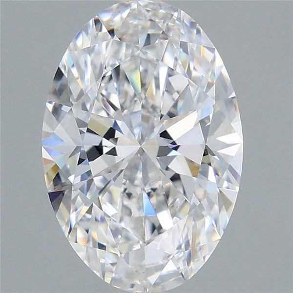 3.02 ct. oval Lab Grown Diamond front image